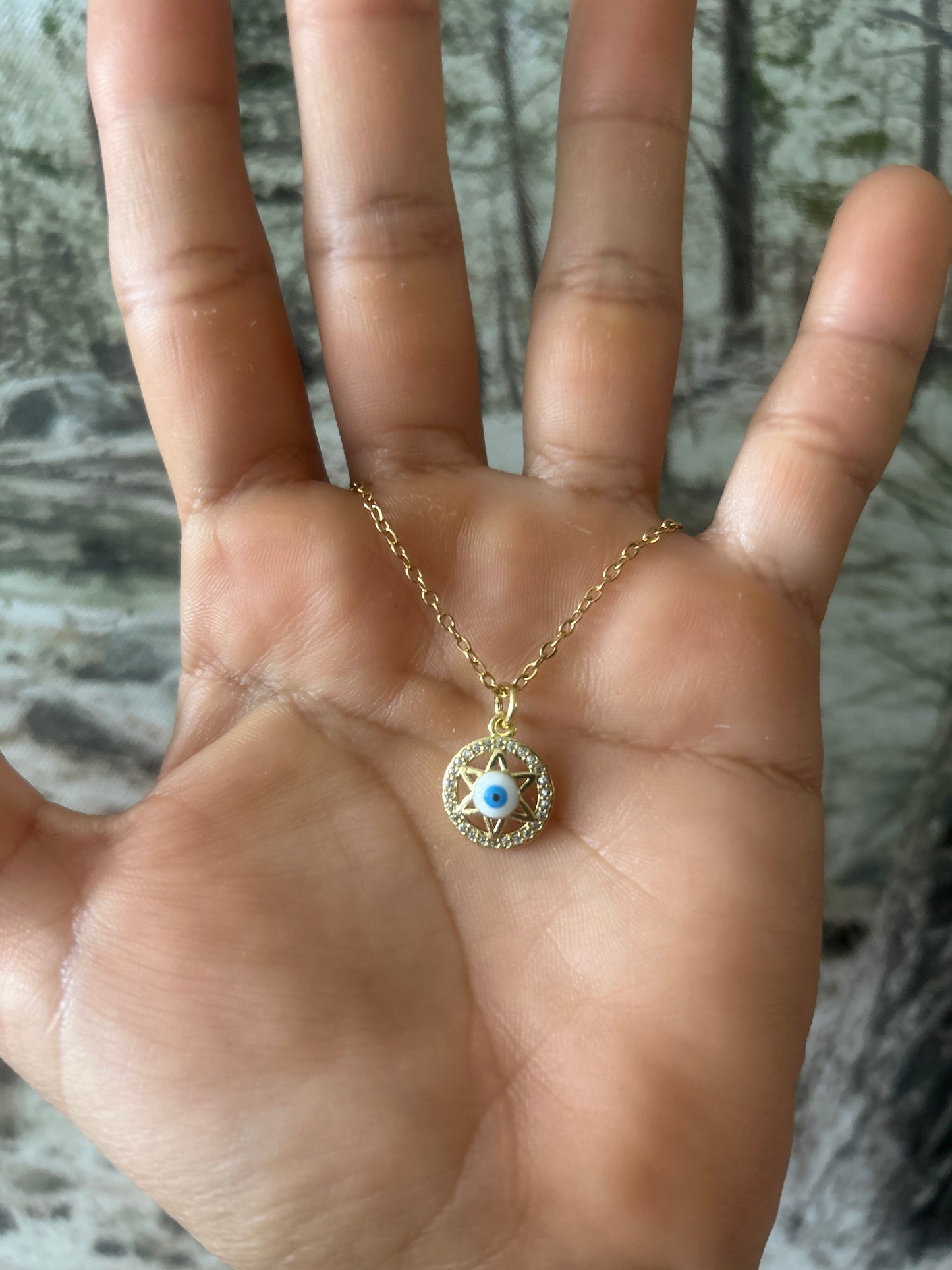 AMULETO OJO TURCO Collar