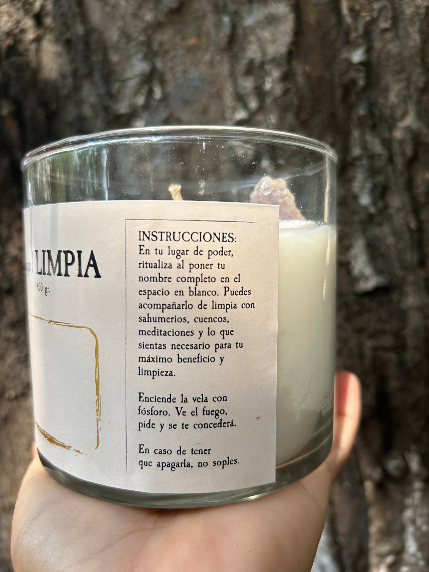 MEGA LIMPIA ENERGÉTICA Vela ritualizada