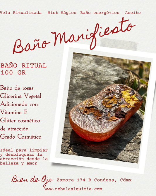 BAÑO MANIFIESTO Baño de rosas