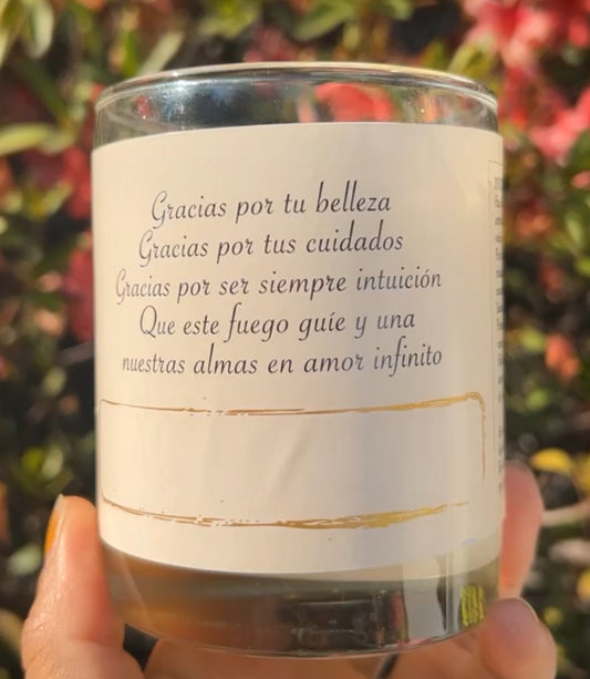 ALMAS ENERGÍA FEMENINA Vela ritualizada para las almas que trascendieron