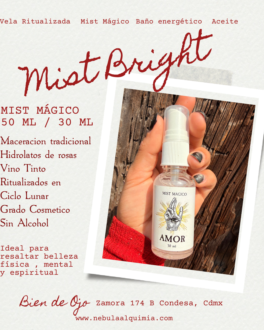 MIST BRIGHT Mist Mágico Amor